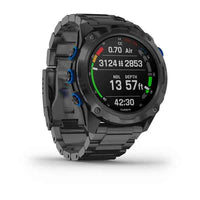 GARMIN DESCENT MK2I, GPS DIVE COMPUTER, TI BAND, T1 BUNDLE, EMEA, BLACK
