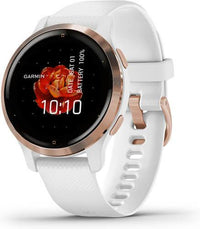 GARMIN VENU 2S SMARTWATCH, ROSE GOLD+WHITE