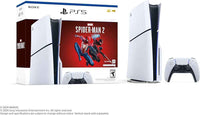 SONY  PLAYSTATION 5 SLIM (PS5) 1TB DIGITAL CONSOLE - MARVELS SPIDER-MAN 2 BUNDLE, WHITE