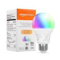 AMAZON BASICS SMART A19 LED LIGHT BULB, , 2.4 GHZ WIFI, 60W EQUIVALENT 800LM, WORKS WITH ALEXA ONLY