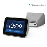 LENOVO Smart Clock with the Google Assistant, Charcoal, Factory Ref