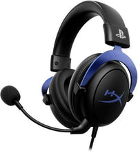 HYPERX CLOUD WIRED GAMING HEADSET FOR PLAYSTATION 4 AND 5, BLACK BLUE