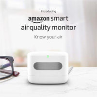 AMAZON SMART AIR QUALITY MONITOR, WORKS WITH ALEXA, WHITE