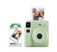 FUJIFILM INSTAX MINI SE INSTANT CAMERA WITH BONUS 10 PACK MINI FILM, GREEN