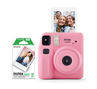 FUJI INSTAX MINI SE INSTANT CAMERA WITH BONUS 10 PACK MINI FILM, PINK