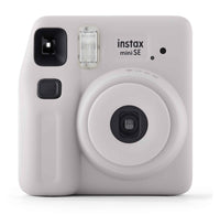 FUJIFILM INSTAX MINI SE INSTANT CAMERA WITH BONUS 10 PACK MINI FILM, GRAY