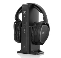 SENNHEISER RS 175 RF WIRELESS HEADPHONE SYSTEM FOR TV LISTENING WITH BASS BOOST AND SURROUND SOUND