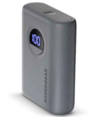 HYPERGEAR POWER BANK 10000 MAH PRO FAST  CHARGE WITH 20W USB-C PD PPS AND DIGITAL DISPLAY , GRAY