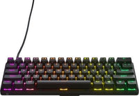 STEELSERIES APEX PRO MINI 60 V2 WIRED HYPERMAGNETIC GAMING KEYBOARD, BLACK