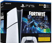 SONY PLAYSTATION 5 SLIM DIGITAL CONSOLE FORTNITE, US SPECS, WHITE