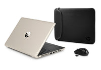 HP 2NM78UA ,15.6", E2-9000e, 4GB, 500GB, DVD-RW, Wireless Mouse, Sleeve Included W10 GOLD