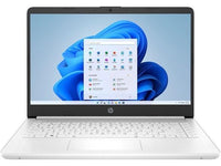 HP 14-DQ0712, 14"HD TOUCH, CELERON N4120, 4GB, 64GB EMMC, W11, SNOWFLAKE WHITE,, FACTORY REFURBISHED