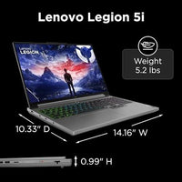 LENOVO LEGION 5I  16IRX9, 16" , INTEL CORE I9-14900HX, 32GB, 512GB SSD, NVIDIA GEFORCE RTX 4070 8GB