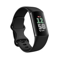 FITBIT CHARGE 6 ADVANCED FITNESS & HEALTH TRACKER, OBSIDIAN/BLACK