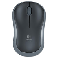 Logitech M185 Cordless Mouse , USB, Dark Silver