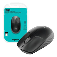 LOGITECH  M190 MOUSE OPTICAL , CHARCOAL