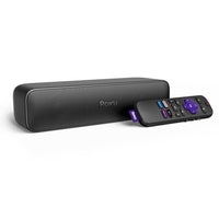 ROKU STREAMBAR SE, 2IN1 TV SOUNDBAR BUILT IN 4K/HD/HDR STREAMING, BLACK