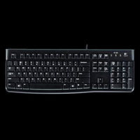 Logitech K120 English Keyboard, USB, Black