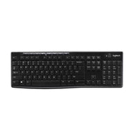 LOGITECH  KEYBOARD K270 SPANISH, BLACK