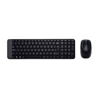 LOGITECH WIRELESS COMBO MK220 PC / MAC, KEYBOARD MOUSE SPANISH, BLACK