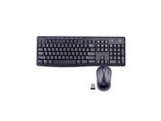 LOGITECH MK270 2.4GHZ WIRELESS KEYBOARD & OPTICAL MOUSE  BLACK, BLACK