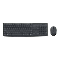 LOGITECH MK235 WIRELESS KEYBOARD AND MOUSE COMBO, BLACK