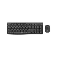 Logitech MK295 Silent Wireless Combo Mause and Keyboard, Black,Spanish Keyboard Layout