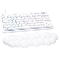 LOGITECH  G713 LIGHTSYNC RGB WIRED GAMING KEYBOARD , WHITE MIST