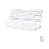 LOGITECH  G715 LIGHTSYNC RGB WIRELESS GAMING KEYBOARD  , WHITE