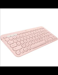 LOGITECH PEBBLE KEYS 2 K380S MULTI-DEVICE BLUETOOTH WIRELESS KEYBOARD, PINK