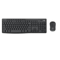 LOGITECH MK370 WIRELESS KEYBOARD  MOUSE COMBO ENGLISH, GRAPHITE