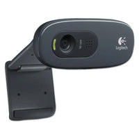 Logitech C270 HD Webcam, Consumer, 1-YEAR, Black