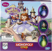 HASBRO MONOPOLY JR SOFIA THE FIRST EDITION, ORIGINAL BOX