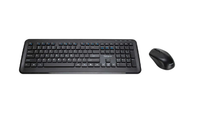 TARGUS WIRELESS SPANISH KEYBOARD AND MOUSE, BLACK