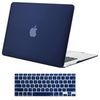 APPLE MACBOOK AIR 13" PLASTIC CLIP CASE WITH KEYBOARD COVER (MWT-2020), NAVY BLUE