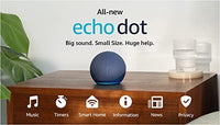 AMAZON ECHO DOT (5TH GEN) SMART SPEAKER WHIT ALEXA, BLUE