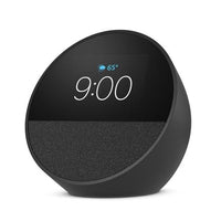 AMAZON  ECHO SPOT (2024 RELEASE) SMART ALARM CLOCK W/ VIBRANT SOUND & ALEXA (BLACK), BLACK