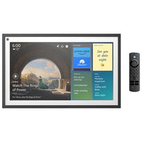 AMAZON ECHO SHOW 15.6" SMART DISPLAY WITH REMOTE AND ALEXA  FIRE TV, BLACK