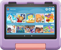 AMAZON FIRE HD 8 KIDS EDITION TABLET, 8" HD DISPLAY, 32 GB, PURPLE KID-PROOF CASE, 2022, B0B