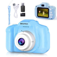 BLITZMAX 8MP 1080P HD DIGITAL TOY CAMERA FOR CHILDREN, BLUE