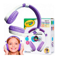 CRAYOLA BLUETOOTH HEADSET PURPLE, WHITE PURPLE