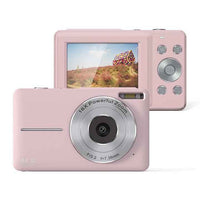 JRKI DC430-3 DIGITAL CAMERA, 44MP CMOS SENSOR, 1080P VIDEO, 2.4" IPS HD SCREEN, PINK