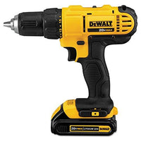 DEWALT 20V MAX CORDLESS DRILL/DRIVER KIT, INCLUDES 2 BATTERIES AND CHARGER, YELLOW