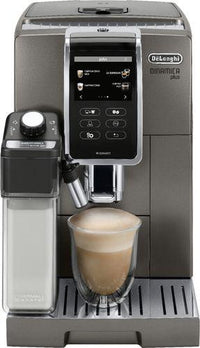 DE'LONGHI DINAMICA PLUS SMART COFFEE AND ESPRESSO MACHINE WITH COFFEE LINK CONNECTIVITY APP, TITANIUM