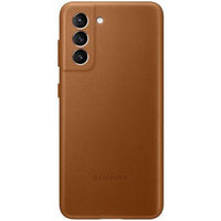 SAMSUNG GALAXY S21 5G LEATHER COVER  BROWN, WHITE