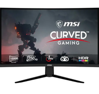 MSI GAMING MONITOR, 31.5"FHD CURVE 250HZ,HDMI,TILT Y STAND , BLACK, FACTORY REFURBISHED