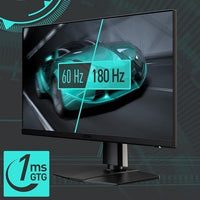 MSI GAMING MONITOR, 27" WQHD 180HZ, HDMI ADJUSTABLE BASE, BLACK, FACTORY REFURBISHED