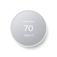 GOOGLE NEST THERMOSTAT  PROGRAMMABLE SMART THERMOSTAT FOR HOME,  COTTON WHITE