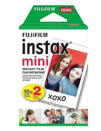 FUJI INSTAX MINI FILM, 10 SHEETS X 2 PACK, WHITE