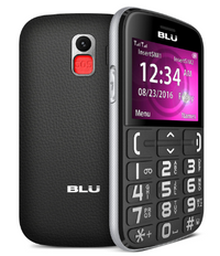 BLU JOY DUAL SIM, 2.4", 32MB + 24MB , BLACK, SOS BUTTON